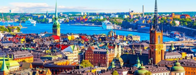 Singles in Stockholm: Panoramabild Stockholm von oben