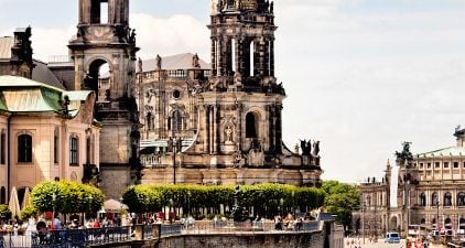 Singles in Dresden: Panoramabild Dresden von oben