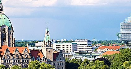 Singles in Hannover: Panoramabild Hannover von oben
