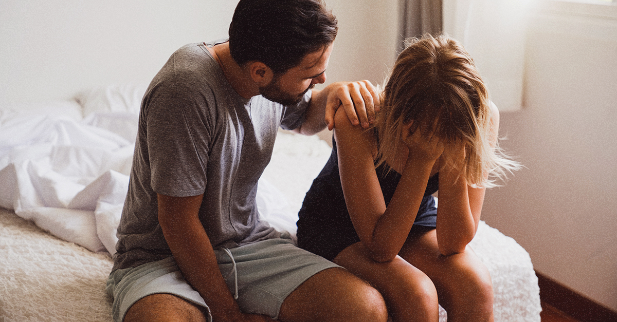 Mann und Frau streiten